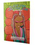 Black Girl Unicorn Thick Coloring Book