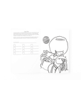 Black girl angel coloring page from dakari Moon’s Angel Coloring Book – sacred art for women’s soul care.
