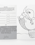 Black Girl Mermaid Thick Coloring Book