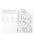 Black Girl Bloom Coloring Book – Radiant Soul Care Art for Women | Thick & Travel Editions