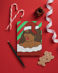 Black Girl Sleigh Coloring Book Set