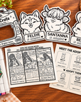Color Me Home Pet Adoption Kit + Markers