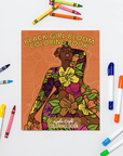 Black Girl Bloom Coloring Book