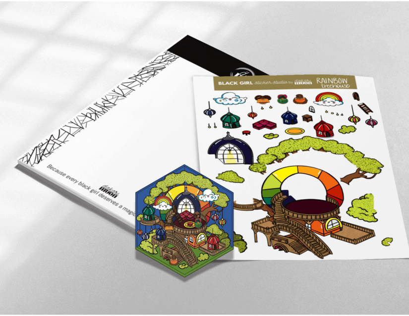 Black Girl Sticker Shop - Rainbow Treehouse - Wholesale