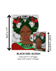 Black Girl Sleigh Coloring Book | Joy, Rest & Sparkle