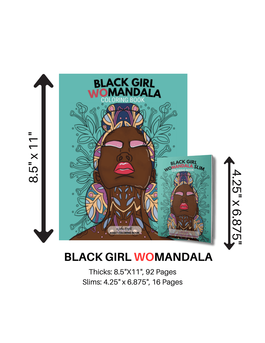 Black Girl WoMandala Coloring Book | Sacred Balance & Calm