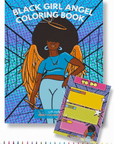 Black Girl Angel Coloring Book Set