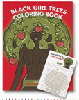 Black Girl Trees Coloring Book Set