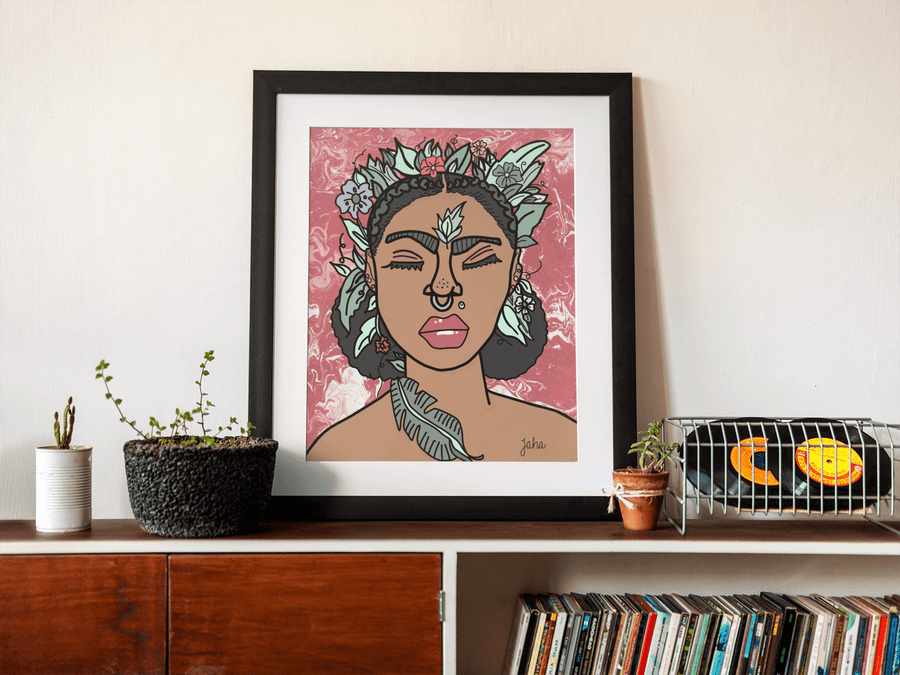 Black Women are an Affirmation Art Print - Wholesale