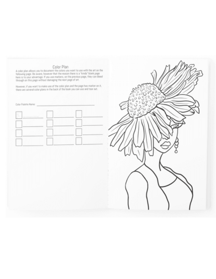 Black Girl Bloom Coloring Book