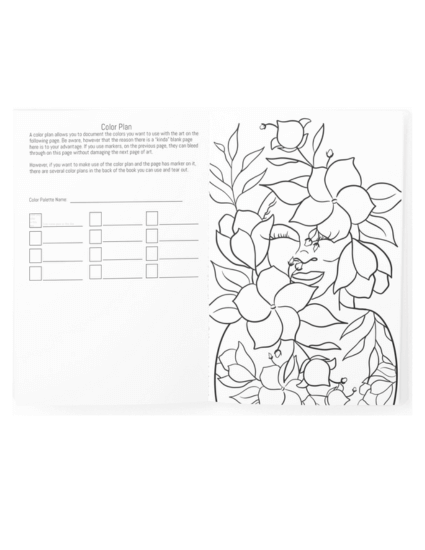 Black Girl Bloom Coloring Book