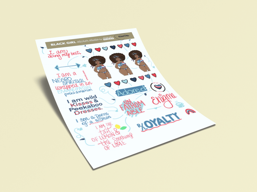 Black Girl Sticker Studio: Karma - Wholesale