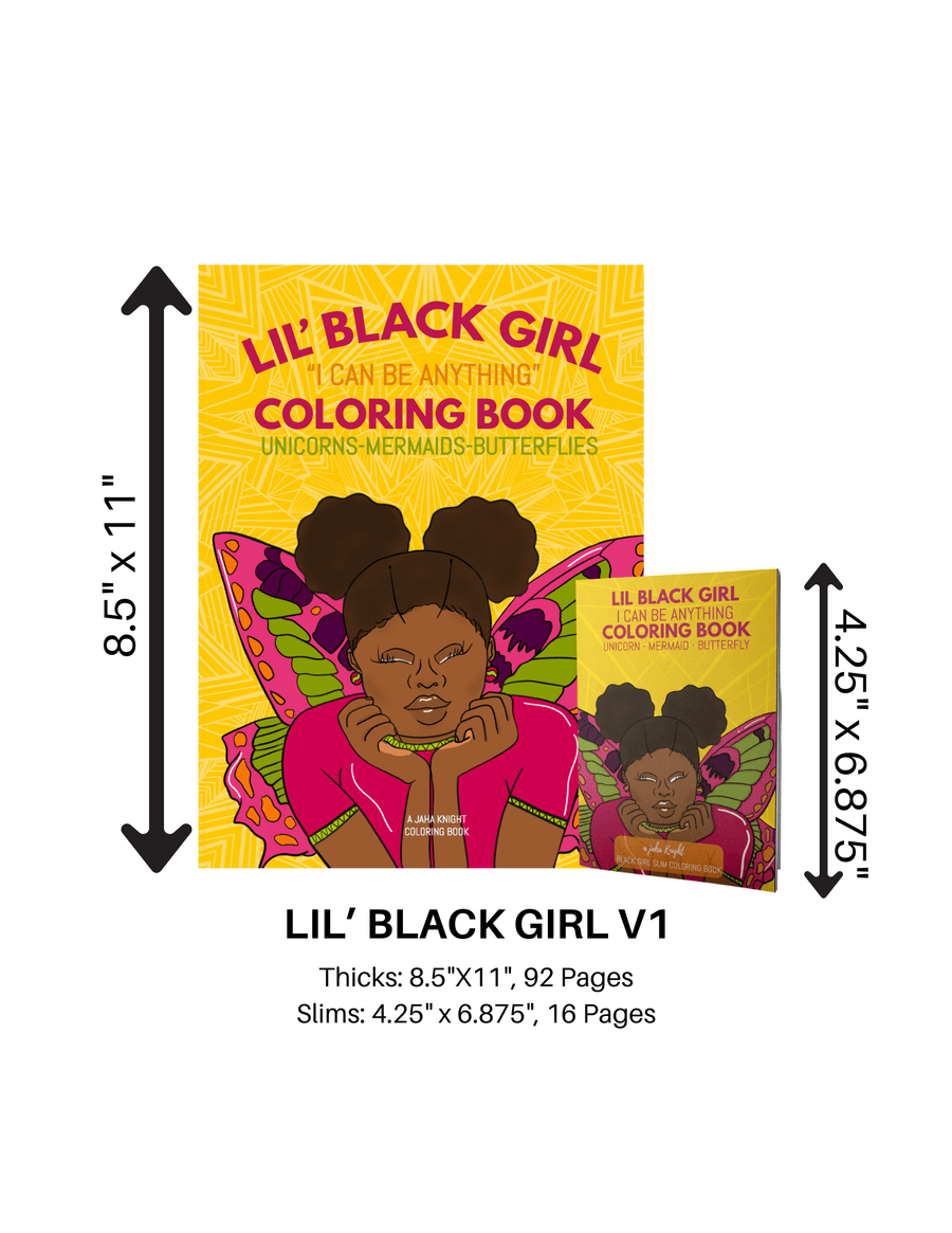 Lil Black Girl: I Can Be Anything Vol. 1 – Butterflies, Unicorns & Mermaids