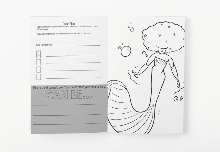Lil Black Girl "I Can Be Anything" Coloring Book