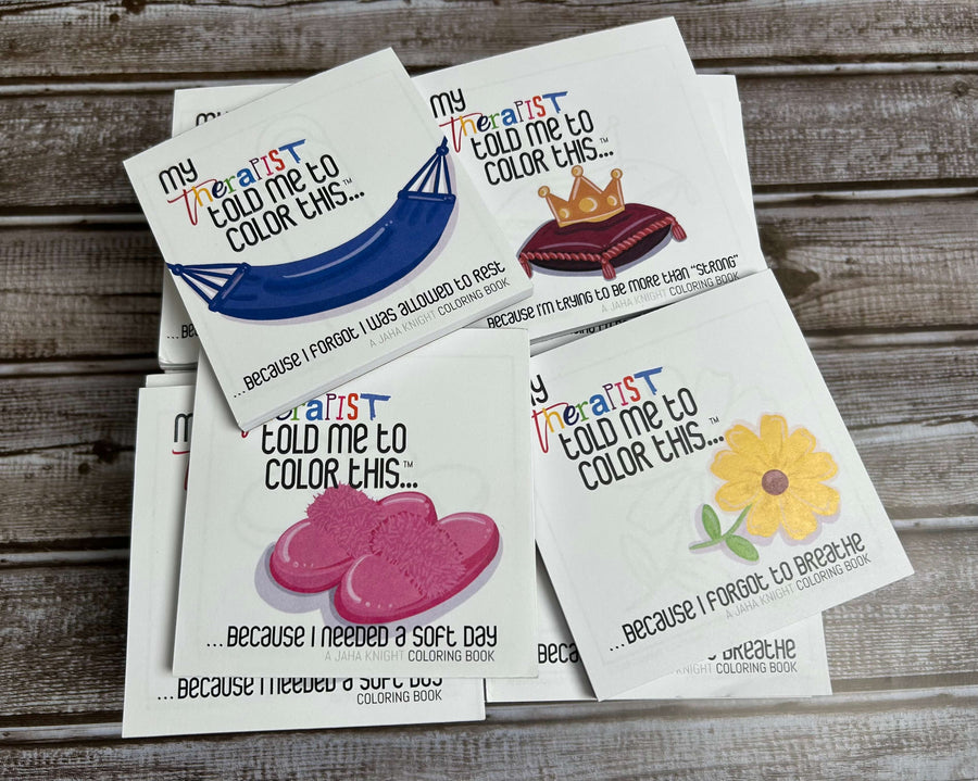 4 Pack Coloring Books - My Therapist Told Me to Color This...