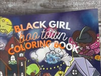 Black Girl Mini: Boo-Town Coloring Book