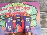 Black Girl Mini: "disya Cute" Adventures Coloring Book
