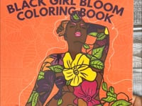 Take a look inside the Black Girl Bloom Coloring Book by dakari Moon. This 94-page Thick edition is filled with affirmations, floral line art, and soul care moments designed to help Black women blossom with intention.