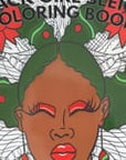 Black Girl Sleigh Coloring Book Set