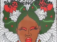 Black Girl Sleigh Coloring Book Set