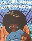 Black Girl Angel Coloring Book for Women - Creative Soul Care Book