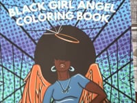 Black Girl Angel Coloring Book for Women - Creative Soul Care Book
