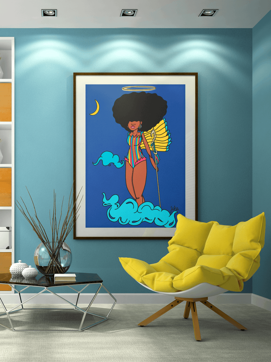 Willow Cloud Mining Art Print - Wholesale