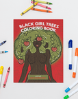 Black Girl Trees Coloring Book