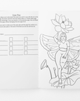 Black Girl Butterfly Coloring Book